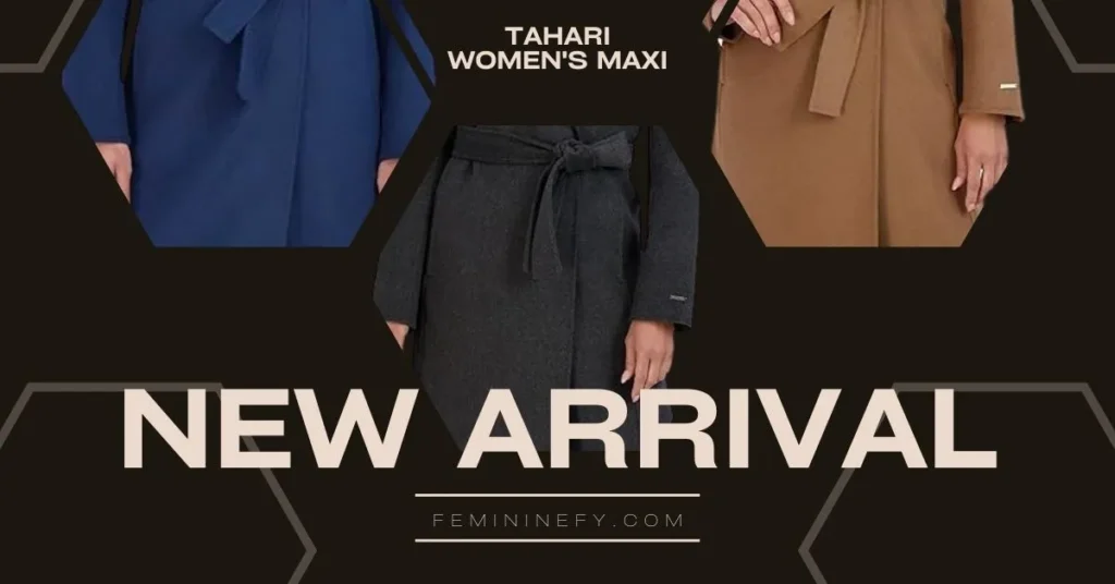 TAHARI Women's Maxi Double Face Wool